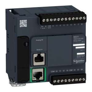 Schneider PLC Modicon Programmable Logic Controller M221 16 I/O 100-240VAC Relay Ethernet TM221CE16R