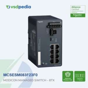 Schneider Connexium Modicon Switch 8TX MCSESM083F23F0