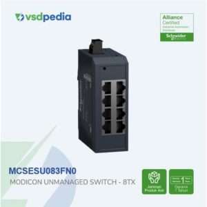 Schneider Connexium Modicon Switch - 8TX MCSESU083FN0