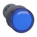 Schneider Harmony XA2 Pilot Lamp Light Blue Lampu Indikator Biru 22mm Monolitik 220VAC XA2EVM6LC