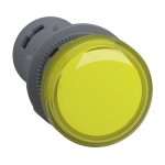Schneider Harmony XA2 Pilot Lamp Light Yellow Lampu Indikator Kuning 22mm Monolitik 220VAC XA2EVM8LC