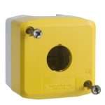 Schneider Kotak Kontrol Box Panel Kendali Kosong Kuning Untuk Tombol 22mm 1 Lubang Konektor IP66 XALK01