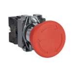 Schneider Harmony XB2 Emergency Stop Metal Tombol Tekan Darurat Turn To Release 40mm 1NC XB2BS542C