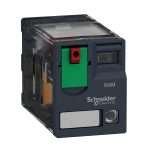 Schneider Harmony Electromechanical Relay Miniature Plug-In RXM-AB 4C/O 230VAC 6A 14 Pin Dengan LED RXM4AB2P7