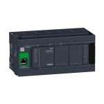 Schneider PLC Modicon Programmable Logic Controller M241 40 I/O 24VDC Transistor PNP Ethernet TM241CE40T