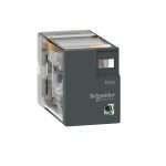 Schneider Harmony Easy Electromechanical Relay Miniature Plug-In RXM-LB 4C/O 24VDC 3A 14 Pin Dengan LED RXM4LB2BD