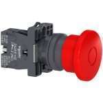 Schneider Electric Emergency Switch XA2 40mm Push Pull Merah XA2ET42