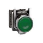 Schneider Harmony XB5 Illuminated Push Button Green Tombol Iluminasi Hijau 22mm 24V AC/DC 1NO + 1NC XB5AW33B5