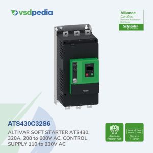 Soft starter, Altivar Soft Starter ATS430, 320A, 208 to 600V AC, control supply 110 to 230V AC