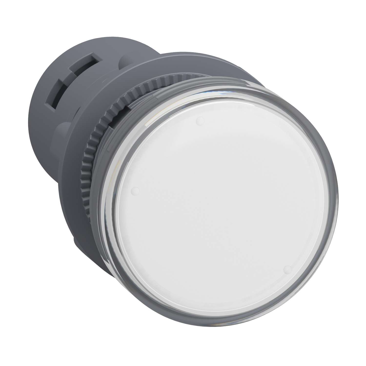 Schneider Harmony XA2 Pilot Lamp Light White Lampu Indikator Putih 22mm Monolitik 24V AC/DC XA2EVB1LC